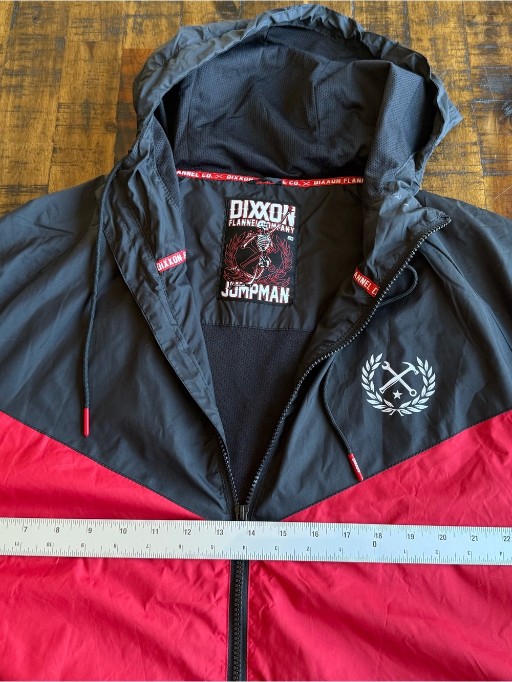 Dixxon Flannel Co “Jumpman” Hooded Windbreaker – Men’s 2XL - Picture 6 of 11